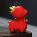 パステルひだまり子鹿＆ノエルベル子鹿 セラミックオブジェ（3体セット）