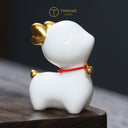 パステルひだまり子鹿＆ノエルベル子鹿 セラミックオブジェ（3体セット）