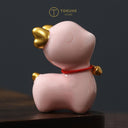 パステルひだまり子鹿＆ノエルベル子鹿 セラミックオブジェ（3体セット）