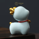 パステルひだまり子鹿＆ノエルベル子鹿 セラミックオブジェ（3体セット）