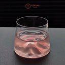 富士山ガラスカップ 3点セット｜桜ピンクの揺らめき