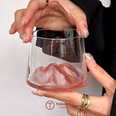 富士山ガラスカップ 3点セット｜桜ピンクの揺らめき