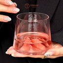 富士山ガラスカップ 3点セット｜桜ピンクの揺らめき