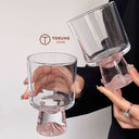 富士山ガラスカップ 3点セット｜桜ピンクの揺らめき