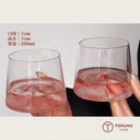 富士山ガラスカップ 3点セット｜桜ピンクの揺らめき