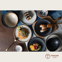 双色モダンプレート 和風陶磁器食器