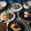 双色モダンプレート 和風陶磁器食器