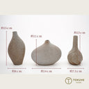 ブルー陶器ミニ花瓶セット｜おしゃれインテリア