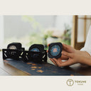 珐琅彩コースター 使用シーン｜茶席やコーヒータイムを彩る高級感あふれるアイテム